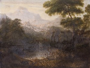 Fjelllandskap, ca. 1788 av British School